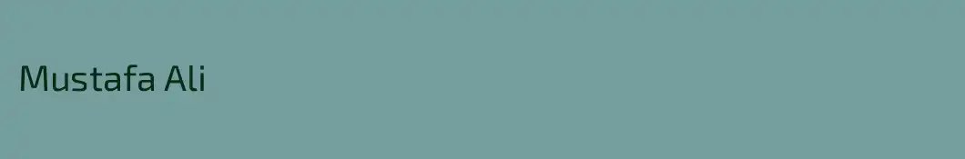 Mustafa Ali